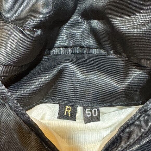 Kuppenheimer Vintage Men’s Wool Overcoat Gray 50R Made in Yugoslavia - 1980s - Picture 10 of 16